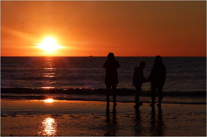 Sonnenuntergang St. Peter-Ording 2012